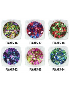 Metallic Flakes rosas
