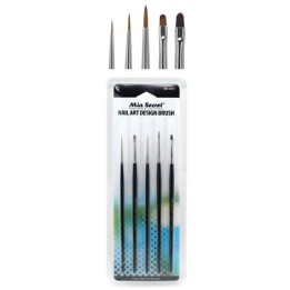 Set de brochas nail art