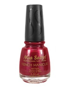 French Manicure Red apple