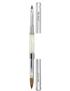 Premium Acrylic brush Duo no10 and no2 Plated
