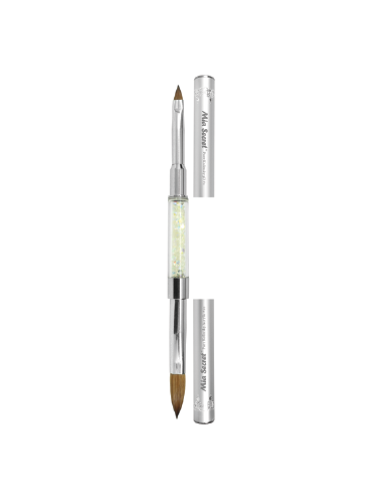 Premium Acrylic brush Duo no10 and no2 Plated