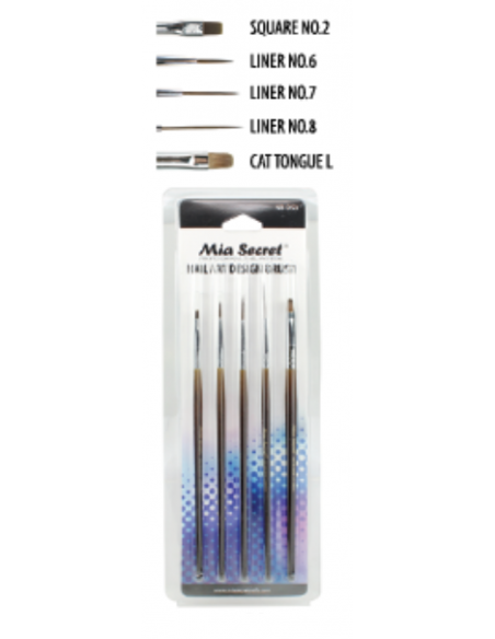 Kolinsky Nail Art Brooch Set