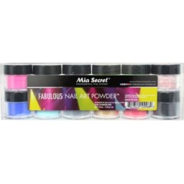 acrylic for colored nailsFABULOUS mate and with purpurine and decoration
