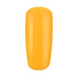 Nail decoration gel neon orange yellow. Nail art for nails