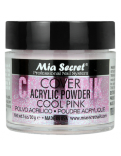 Capa acrílica fresca rosa 2