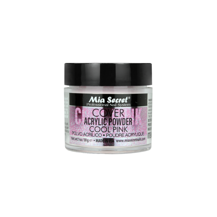 rose acrylique couvercle rose frais pour l'extension de clous