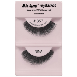 Pestañas artificiais de Tira ou Banda Nina