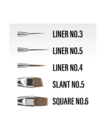 Kolinsky Nail Art Brooch Set