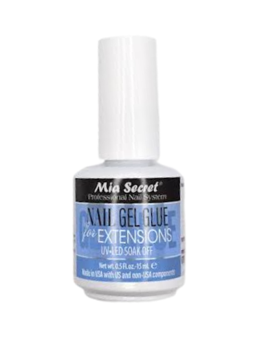 Gel glue extension nails