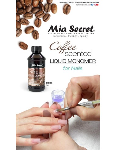 Monomère aromatisé au café