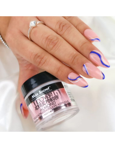 Amêndoa de capa de acrílico