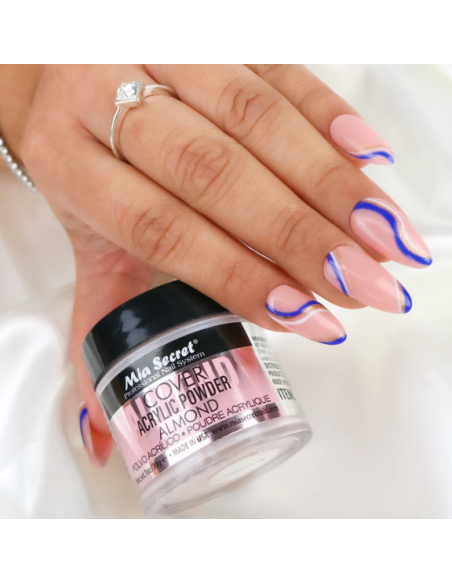 Amêndoa de capa de acrílico