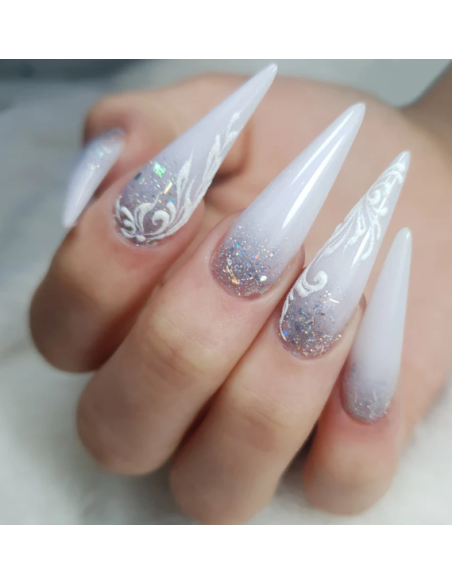 Acrylique Frosted Pink Star