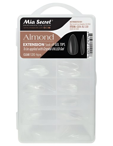 Tips de Gel Coffin, Almond y Stiletto