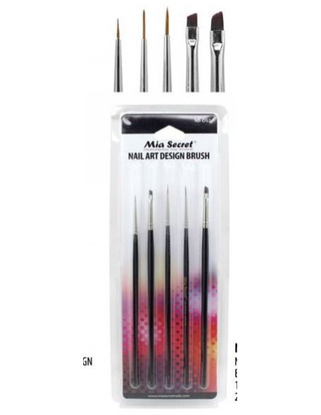 Set de brochas nail art