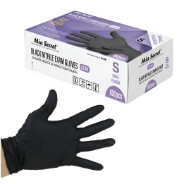 Gants en nitrile noirs