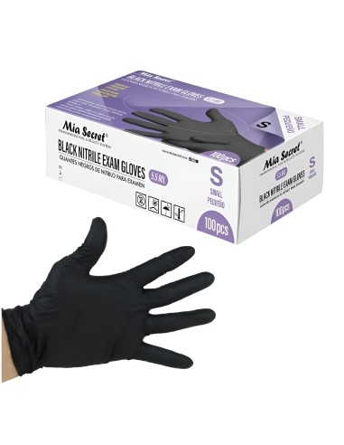 Gants en nitrile noirs