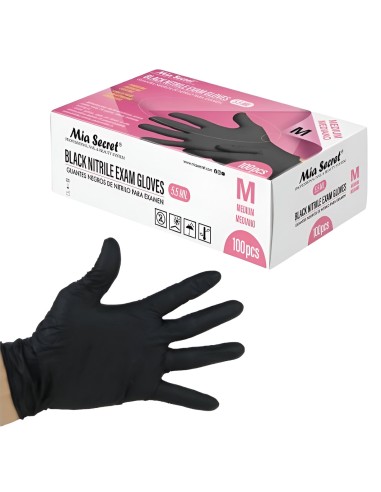 Guantes negros de Nitrilo