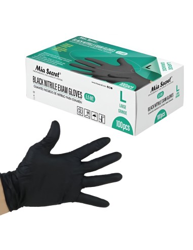 Guantes negros de Nitrilo