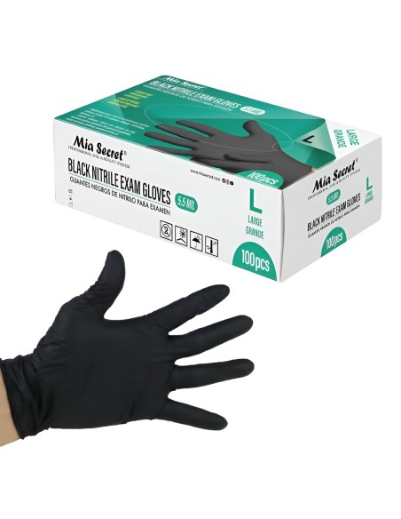 Guantes negros de Nitrilo