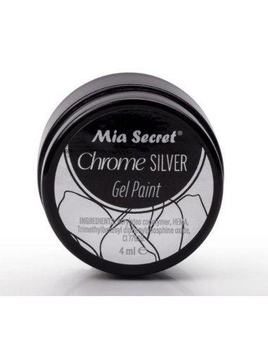 Gel Paint Chrome Silver 4ml