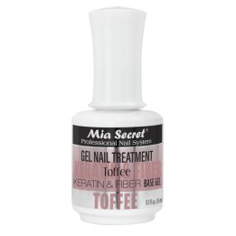 Gel keratin treatment with base and top