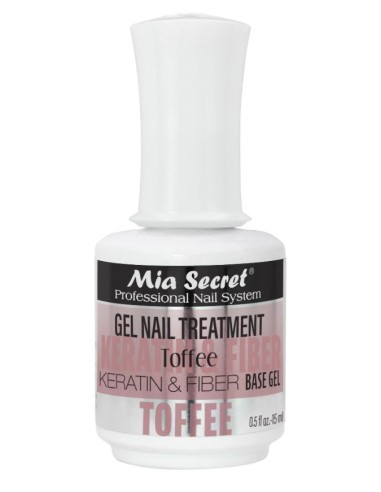 Base y Top Gel de Keratina + Fibra de Vidrio TOFFEE