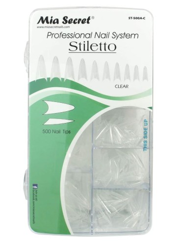 Tips Stiletto Clear