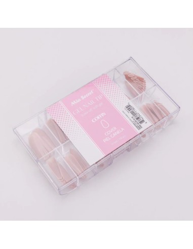 Tips de Gel Cover Piel Canela