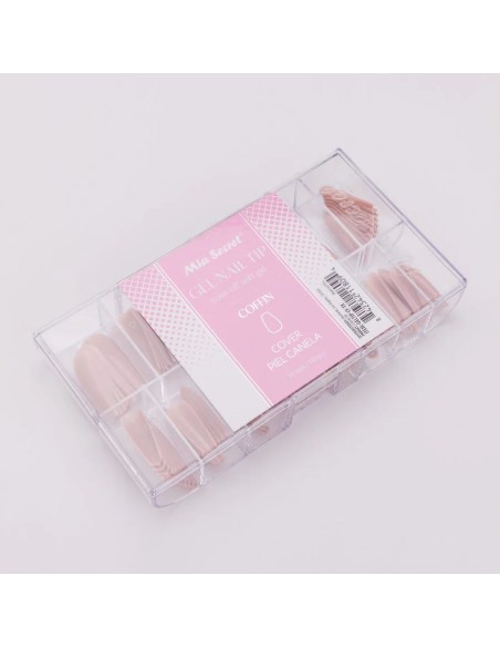 Tips de Gel Cover Piel Canela