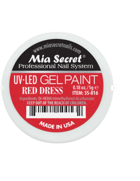 Gel vestido vermelho 5g