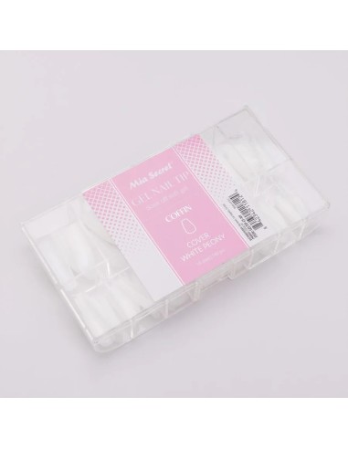 Tips de Gel White Peony