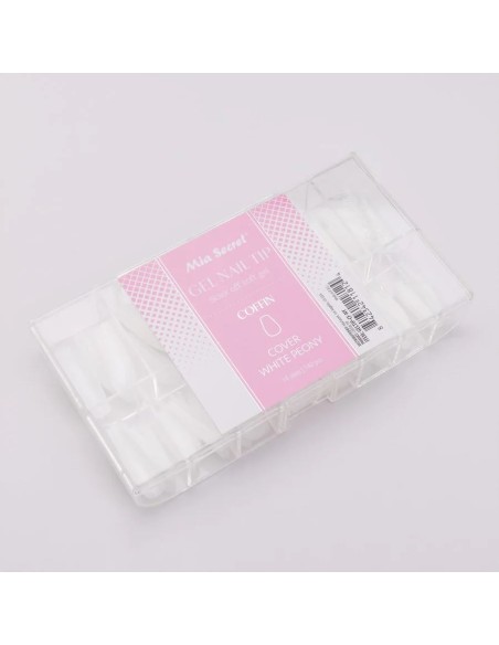 Tips de Gel White Peony