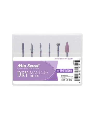 Kit de manicure russo para peles sensíveis