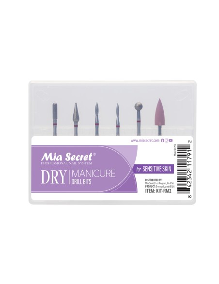 Kit de manicure russo para peles sensíveis