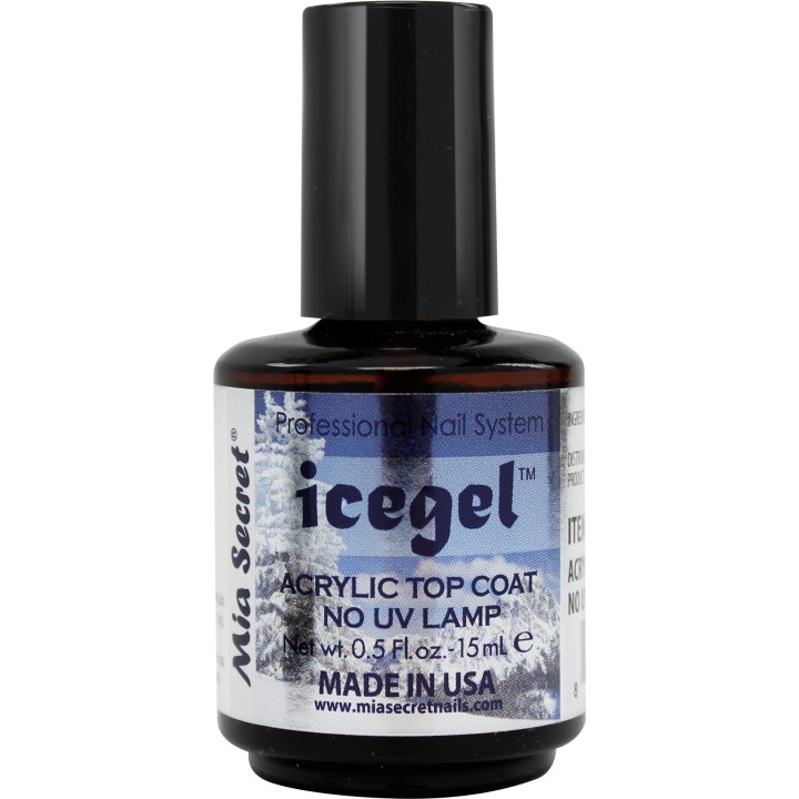 top coat avec finition ongle brillant