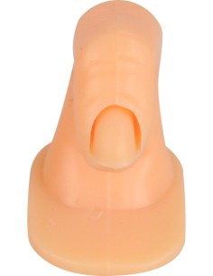 finger of practice with Uña Larga