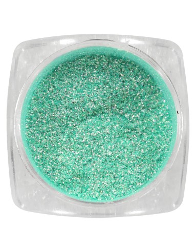Metallic Flakes verde agua