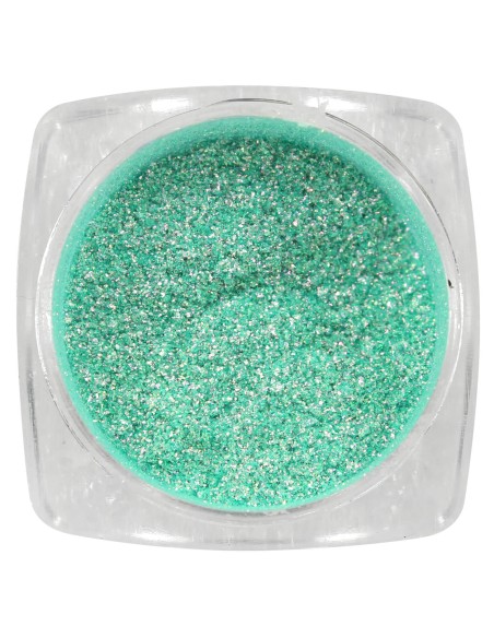 Metallic Flakes verde agua