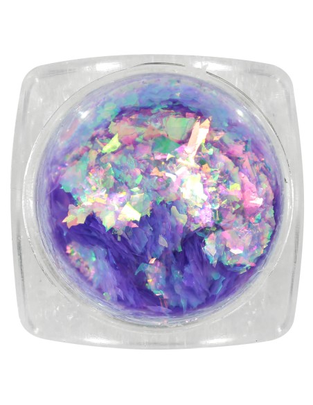 Metallic Flakes Lila