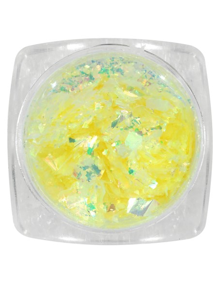 Metallic Flakes limón