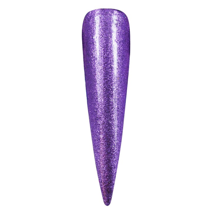 Flocos metálicos violetas para decoração de unhas