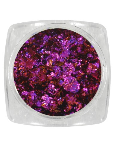 Metallic Flakes Purpurina Pink
