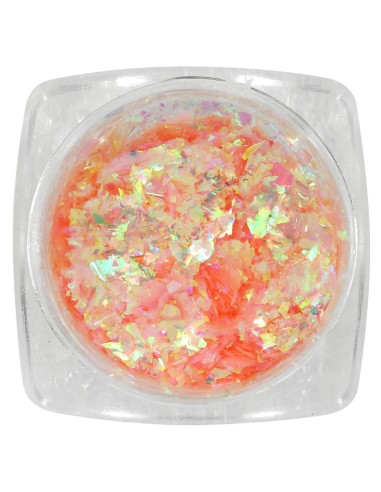 Metallic Flakes naranja