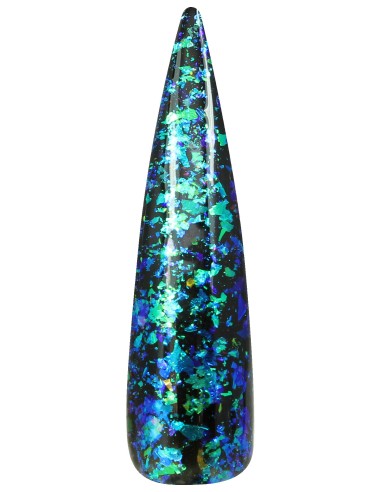 Metallic Flakes Bleu