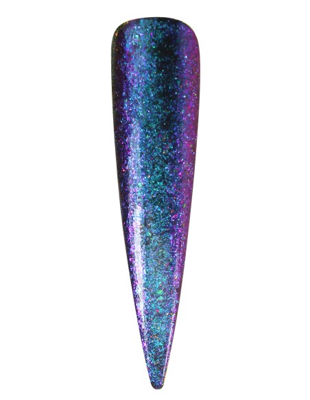 Metallic Flakes Blue and Morado