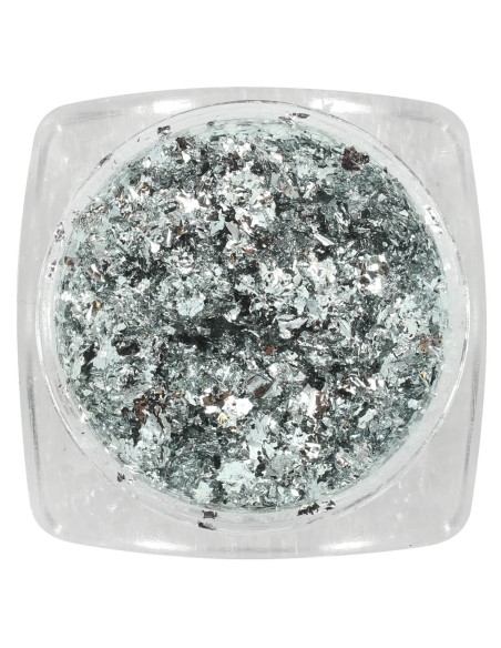 Metallic Flakes Plateado