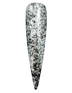 Metallic Flakes Plateado 2