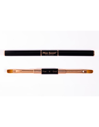 FLAT AND OVAL DUO GEL BRUSH