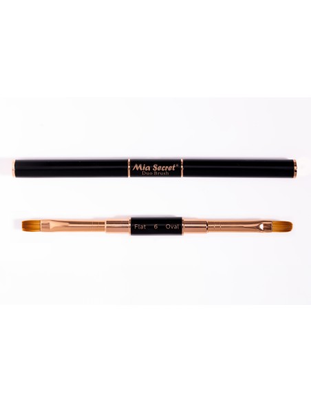 FLAT AND OVAL DUO GEL BRUSH